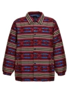 Needles Jacket Striped Pattern Side Pockets In Multicolor