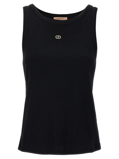 Twinset Tank Top In Black  