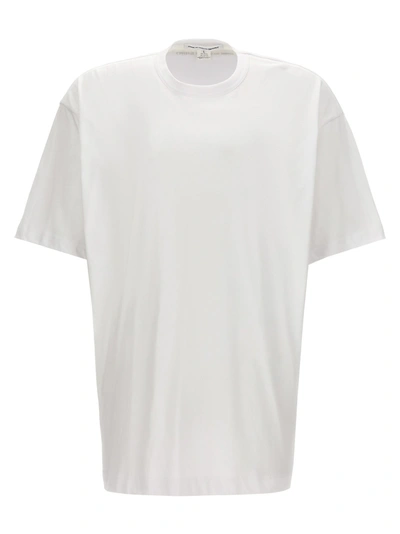 Comme Des Garçons Shirt Logo Print T-shirt White