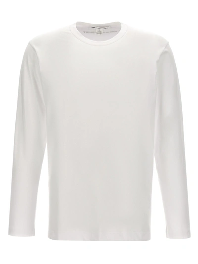 Comme Des Garçons Shirt Logo Print T-shirt White