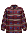 Needles Jacket Striped Pattern Side Pockets
