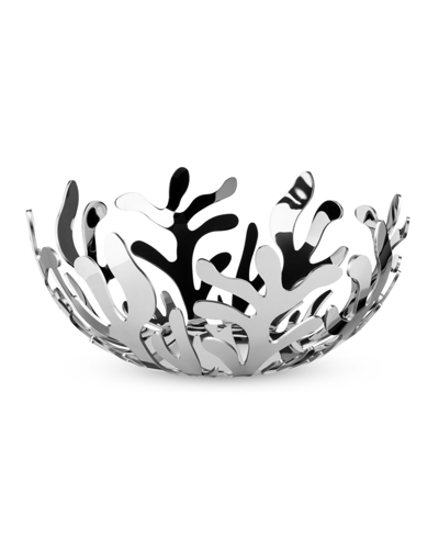 Alessi Designer Kitchen & Dining Mediterraneo - Mirror Polished Stainless Steel Fruit Holder In Silver