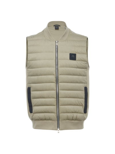 Moose Knuckles Men's Air Down Explorer Vest In Sage