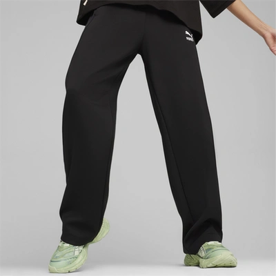 Puma Womens  T7 High Waisted Pants In Black
