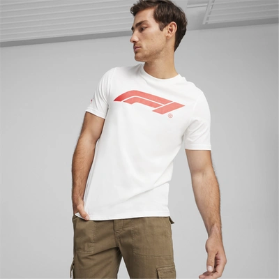 Puma Mens  Essential Logo T-shirt In White