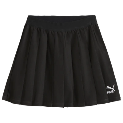 Puma Womens  Classics Pleated Skirt In Black