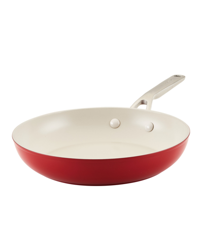 Kitchenaid Hard Anodized Ceramic Nonstick 10" Fry Pan In Empire Red