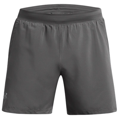 Under Armour Mens  Launch 6" Shorts In Grey/grey