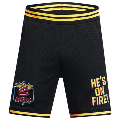 Under Armour Mens  Curry Nba Jam Shorts In Black/black