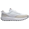 Nike Women's Waffle Debut Shoes In White/black/orange