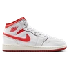 Jordan Air  1 Mid Se "white/dune Red" Sneakers In Dune Red/lobster/white