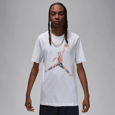 Jordan Men's  Brand T-shirt In White