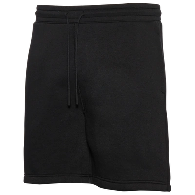 Lckr Mens  Stock Fleece Shorts In Black