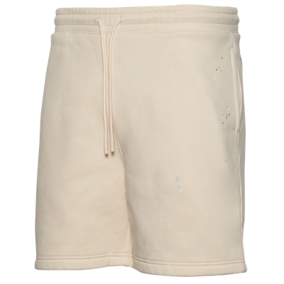 Lckr Mens  Stock Fleece Shorts In White