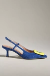 Bibi Lou Robin Kitten Heels In Blue