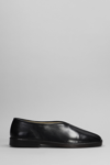 LEMAIRE LOAFERS IN BLACK LEATHER