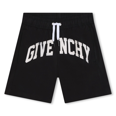 Givenchy Kids' Swimsuit With Logo In Black