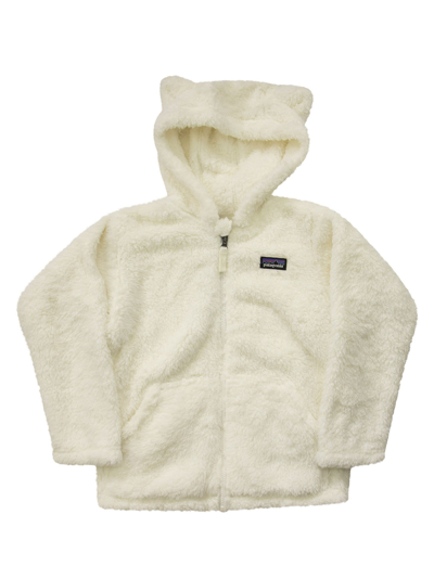 Patagonia Kids' Baby Furry Friends - Hooded Sweatshirt In White