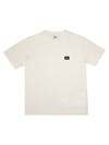 C.p. Company Kids' Logo Print Cotton Jersey T-shirt In White