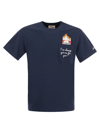 MC2 SAINT BARTH CIGARETTE T-SHIRT WITH EMBROIDERY ON POCKET