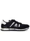 Premiata Low Top Sneakers With Contrast Heel Tab In Black