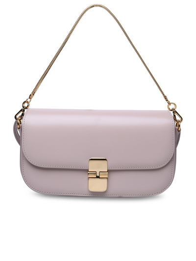 Apc 'grace' Leather Bag Chain Strap In Pink