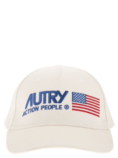 Autry Iconic Hat With Logo In White