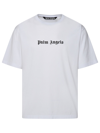Palm Angels White T-shirt With Contrast Logo In White
