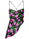 Chiara Ferragni Black Viscose Top In Multicolor