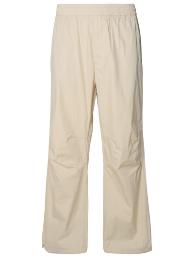 Burberry Straight-leg Drawstring Trousers In Ivory