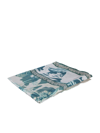 Shop Pierre-louis Mascia Aloe Light Blue/white Scarf