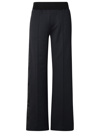Off-white Black Polyamide Blend Sporty Pants In Black
