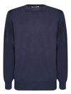 BRUNELLO CUCINELLI BASIC BLUE PULLOVER