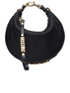 MOSCHINO BLACK NYLON MINI BAG