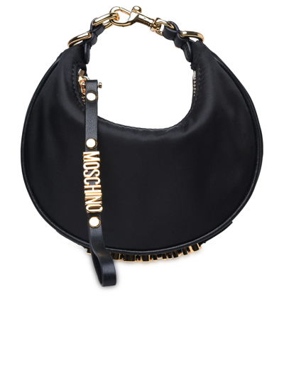 Moschino Logo-lettering Mini Bag In Black