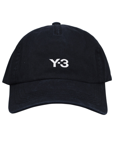Y-3 Hats In Black Cotton
