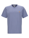 Maison Kitsuné Maison Kitsune' T-shirts And Polos In Light Blue