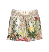 Camilla Renaissance Romance-print Silk Shorts In Multicolour