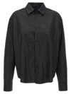 Giuseppe Di Morabito Crystal Studded Spread Collar Blouse In Black