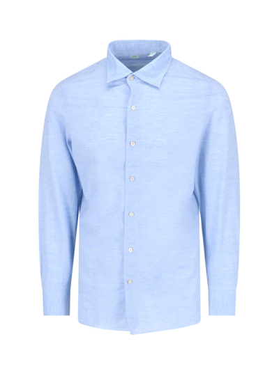 Finamore Shirt In Light Blue