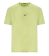 C.p. Company Logo Printed Crewneck T-shirt In Green
