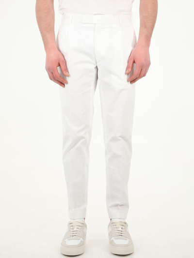 Pt Torino White Trousers