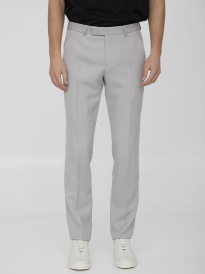 Dior Homme Man Pants Beige Size 34 Cotton In White