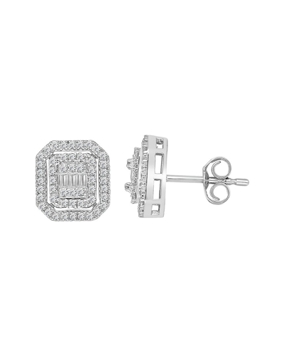 Diamond Select Cuts Sselects Essentials 14k 0.53 Ct. Tw. Diamond Earrings In Metallic