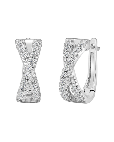 Diamond Select Cuts Sselects Essentials 14k 0.49 Ct. Tw. Diamond Earrings In Metallic