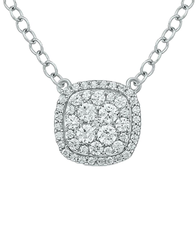 Diamond Select Cuts Sselects Essentials 14k 0.41 Ct. Tw. Diamond Necklace In White