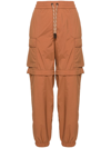 Moncler Grenoble Pocket Detailed Cargo Trousers In Brown