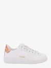 Golden Goose Smooth Leather Low-top Sneakers With Textured Heel Tab In White