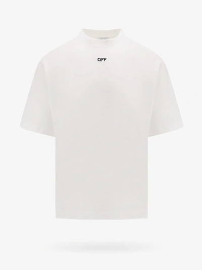 Off-white Off White Man T-shirt Man White T-shirts