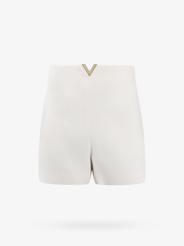 Valentino Garavani V-plaque short shorts - White